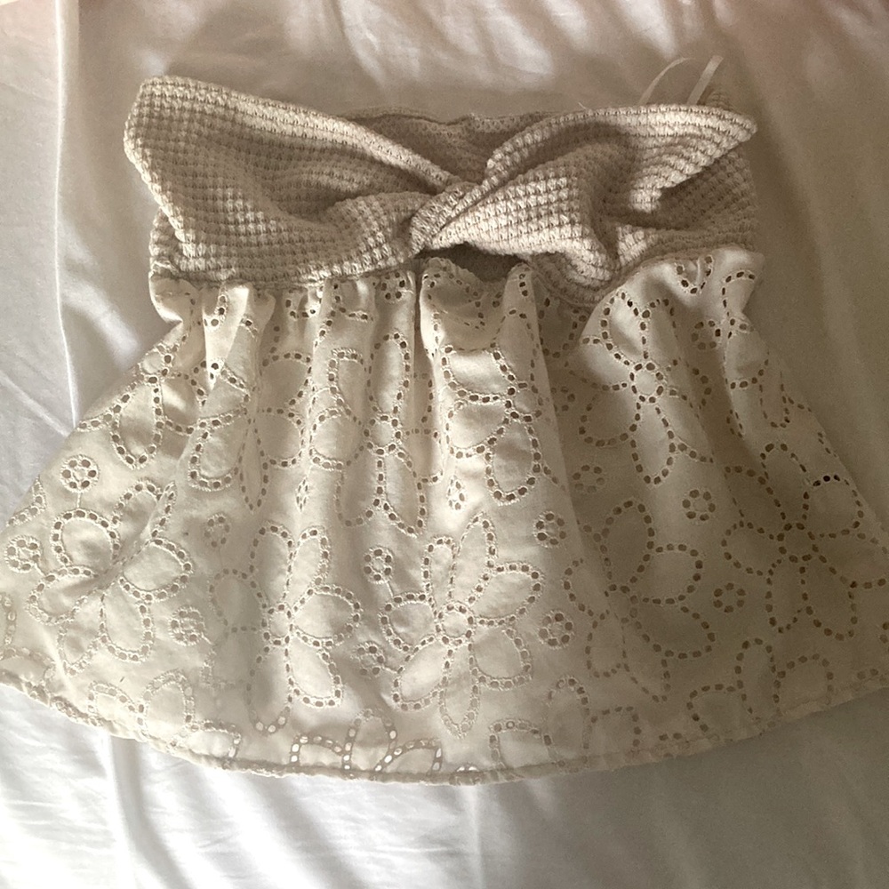 Strapless summer top